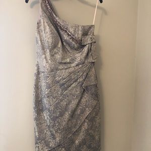 One shoulder party dress